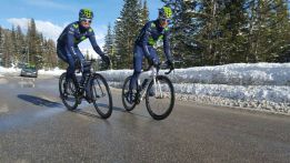 Valverde y Amador reconocen la etapa reina del Giro de Italia