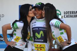 Nairo Quintana no cedió ante Contador y Froome en Montjuïc
