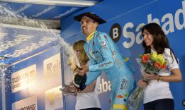 Luis León ganador de la primera etapa de la Vuelta al País Vasco