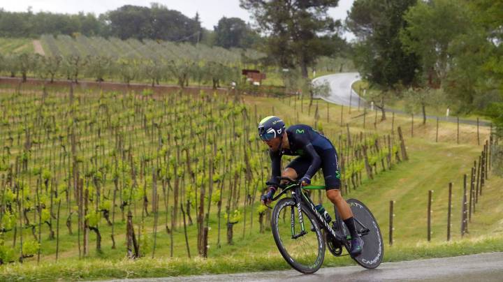 Valverde: "Estoy disfrutando mucho de estar en este Giro"