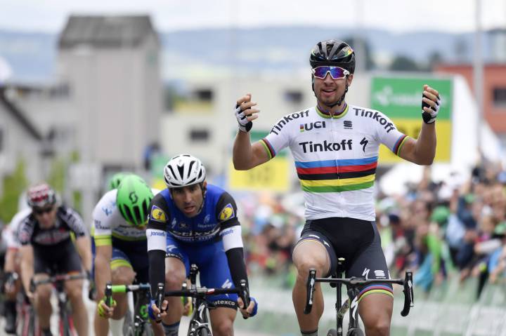 Sagan gana la etapa y un corte le da el liderato a Roelandts