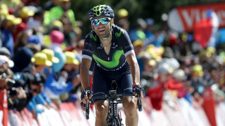 Valverde: "No tenía ni idea del final de etapa, pero lo intenté"