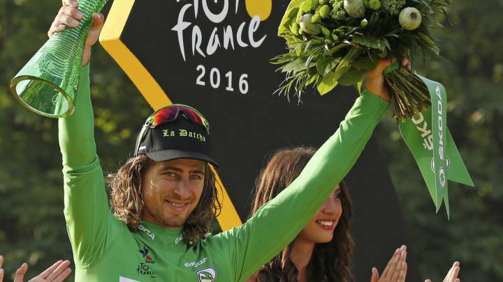 Sagan, el ciclista de moda: tres etapas, verde y combatividad