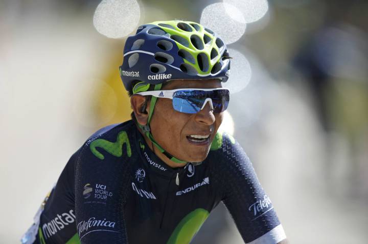 Nairo Quintana: "Ha sido una etapa dura, con mucho calor"