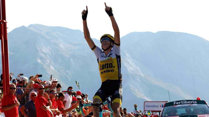 Robert Gesink, uno de los reyes de la montaña en la Vuelta