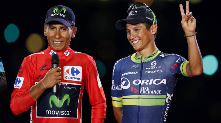 La prensa colombiana se rinde a Nairo y Chaves tras la Vuelta