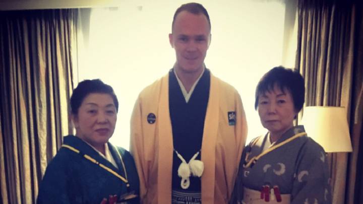 Froome y Sagan, con kimono para cerrar el año en Japón