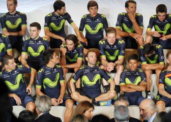 Nairo, Dayer y Winner en la presentación del Movistar Team 2017