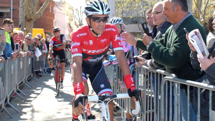 Contador: "Fue una subida poco exigente, se iba bien a rueda"