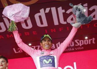 Nairo Quintana: su victoria y la nueva maglia rosa en imágenes