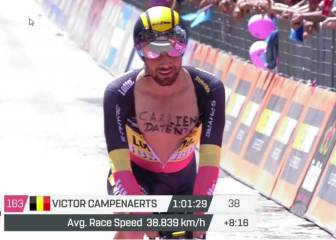 Campenaerts pide una cita a una chica ¡en plena crono!