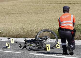 Fallece un ciclista atropellado en Navarra; otro herido en Valencia