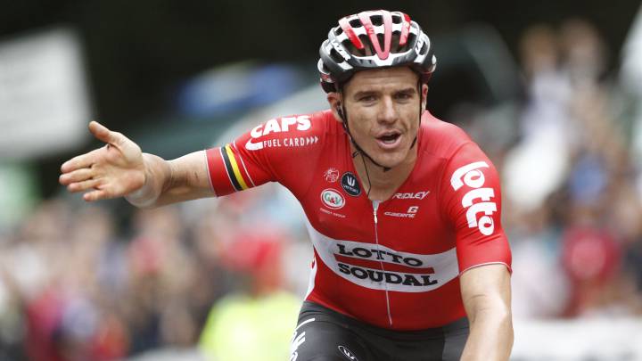 Adam Hansen durante la 8º etapa de la Vuelta a España 2016.