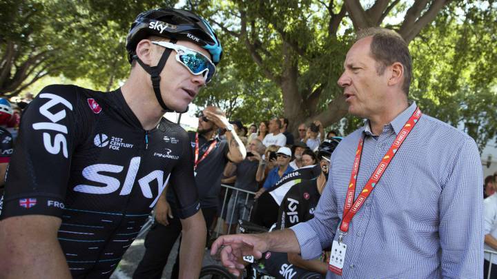 Chris Froome tras la segunda etapa de La Vuelta 2017