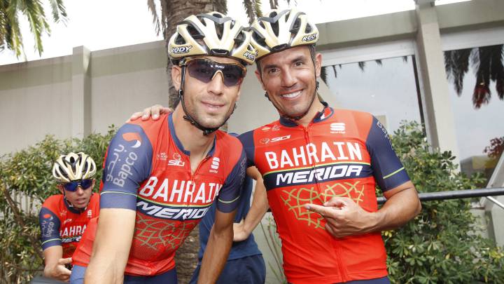 `Purito´ Rodriguez aconseja a Nibali sobre la etapa de la Vuelta que se disputará en Andorra.