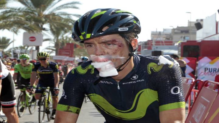 Carlos Betancur tuvo que retirarse de la Vuelta a España debido a una lesión en el tobillo que sufrió tras una caída en la sexta etapa.