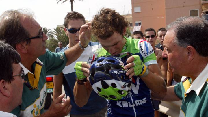 Valverde terminó con lágrimas de dolor la etapa de su tierra