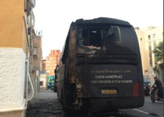 Detenido el pirómano que incendió el bus del Aqua Blue