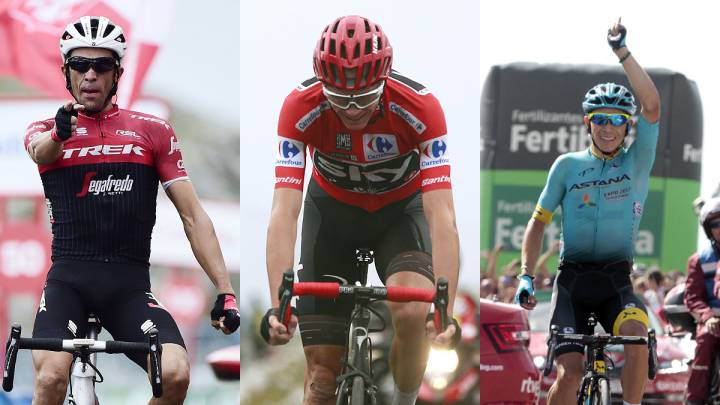  Alberto Contador, Chris Froome y Miguel Ángel 'Superman' López, protagonistas de la Vuelta a España 2017.
