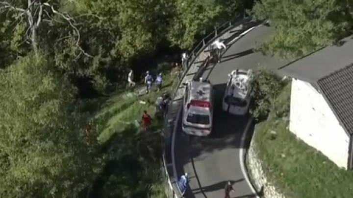 Bakelants y De Plus se cayeron por un barranco en Lombardía