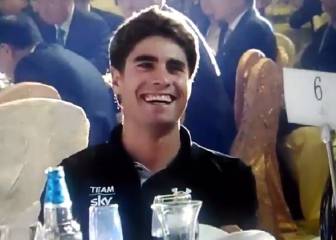 Landa sorprende en la gala UCI con el grito: 