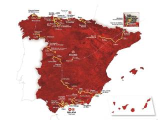 Consulte aquí el mapa y todas las etapas de la Vuelta 2018