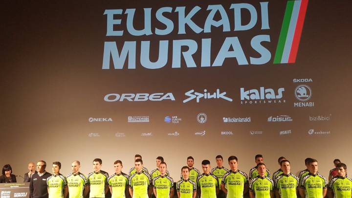 El Euskadi-Murias, presentado: "Queremos correr un Tour"