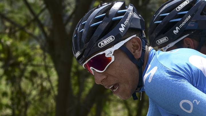 Nairo Quintana estrena la temporada con una caída