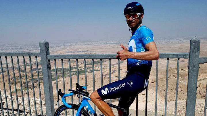 Valverde lidera al Movistar para seguir la racha en Abu Dhabi