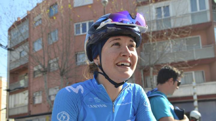 Alicia González, 3º en Valencia: 1º podio del Movistar femenino
