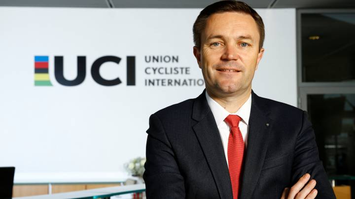 El presidente de la UCI, David Lappartient.