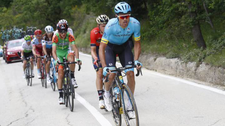 Los españoles en el Giro: Luis León soñó con el triunfo