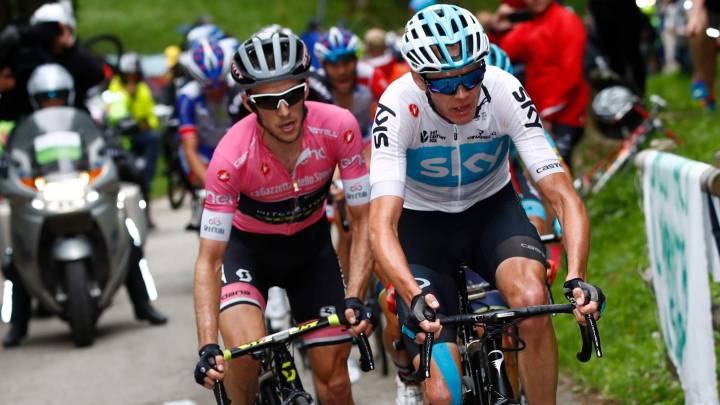 Sigue la 18ª etapa del Giro de Italia con un recorrido de 196 kilómetros entre Abbiategrasso y la llegada en alto a Prato Nevoso, en la primera jornada del tríptico de los Alpes.