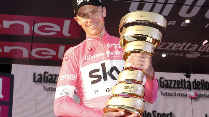 Froome gana su primer Giro aún pendiente de su positivo