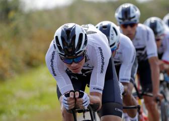 Chris Froome ya rueda por las carreteras francesas