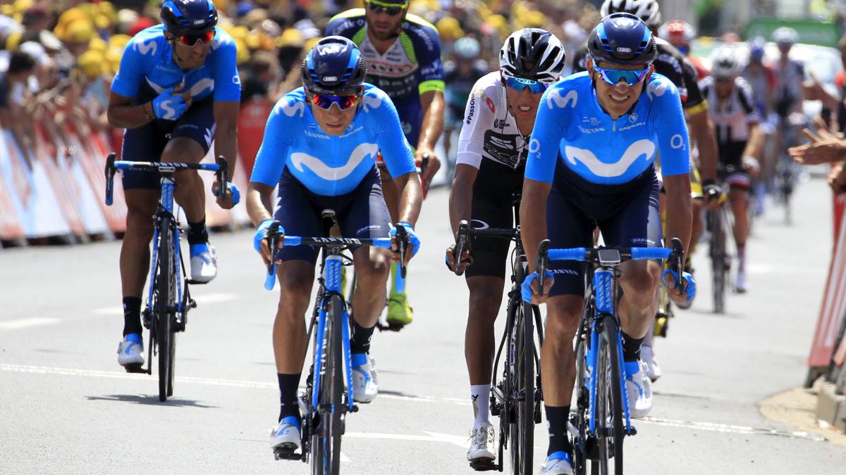Nairo: âTenÃ­a las dos ruedas rotas, no se pudo hacer mÃ¡sâ
