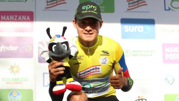 Contreras, primer líder de la Vuelta a Colombia