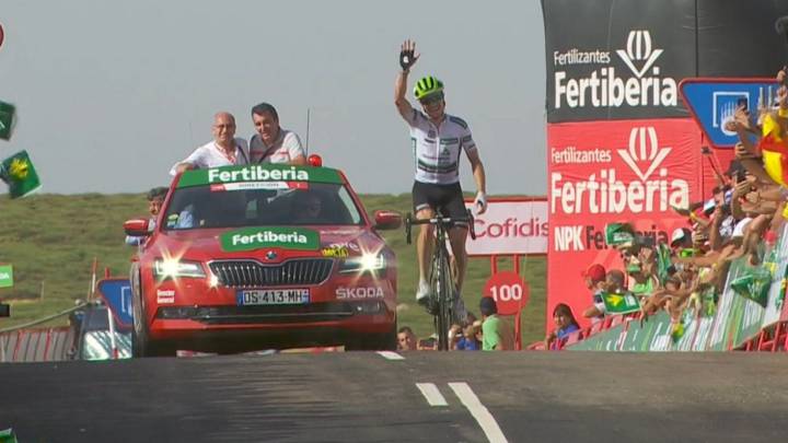 Resumen de la Vuelta a España 2018, etapa 9: doblete de King y Yates, líder por un segundo