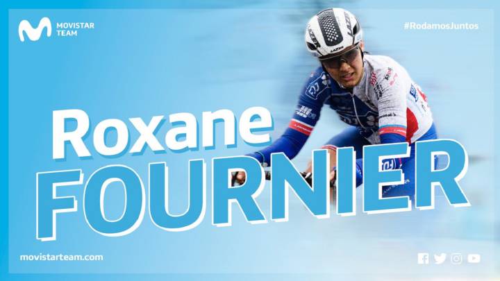 El equipo Movistar anunció este miércoles el fichaje de la ciclista francesa Roxane Fournier.