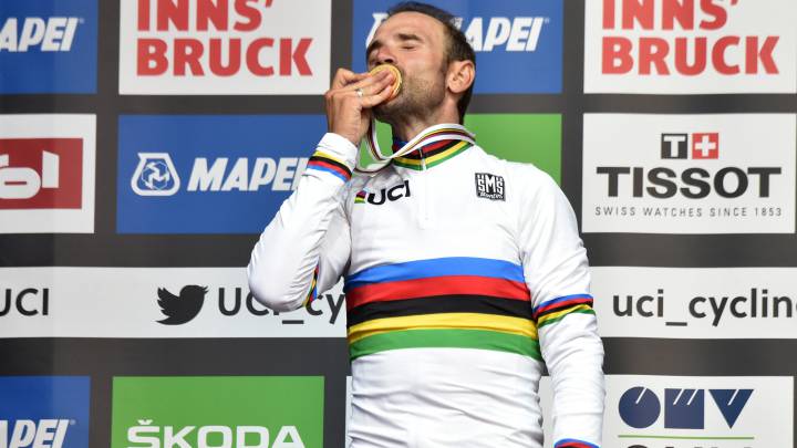 Valverde: el ciclista total que se viste de arcoíris a los 38 años