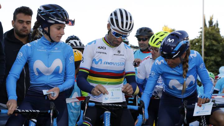 El maillot arcoíris de Valverde: fue creado en menos tiempo del que tardó en ganar