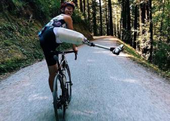 Adrien Costa vuelve a subirse a la bici tras perder una pierna