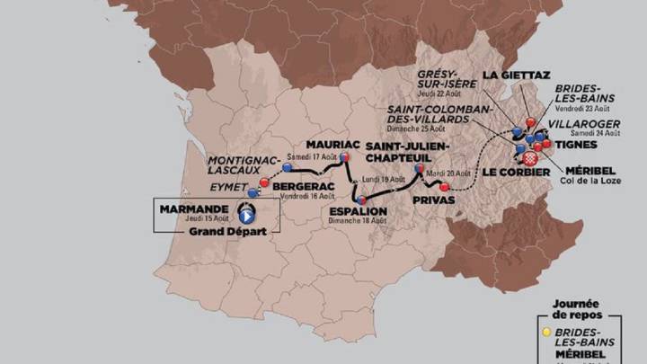 Recorrido del Tour del Porvenir 2019.