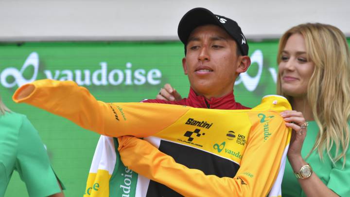 Resumen de la Vuelta a Suiza, etapa 8: Bernal salva el amarillo y Lampaert vuela en la crono