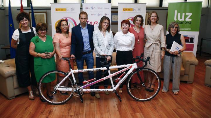 Imagen de la presentación del proyecto Women Cycling en el Consejo Superior de Deportes.
