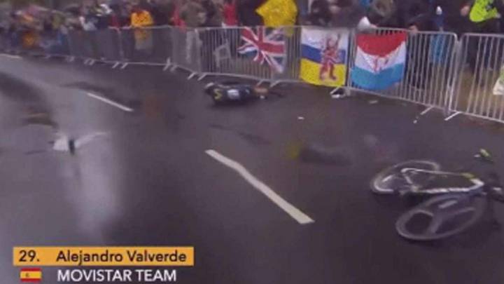 Dos años después de su grave caída, Valverde sigue en lo alto