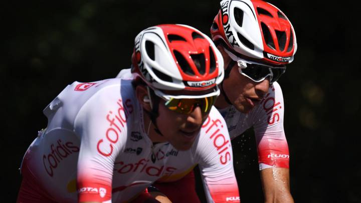 Corredores del Cofidis durante el Tour de Francia.
