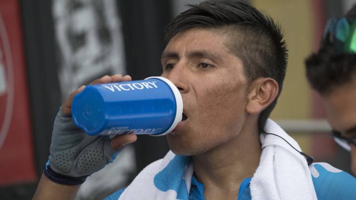 Declaraciones de Nairo Quintana tras la novena etapa de la Vuelta.