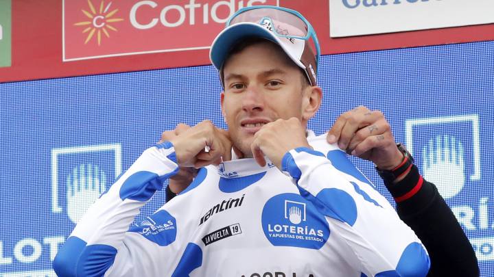 Un novato de 27 años ya es el mejor escalador de la Vuelta