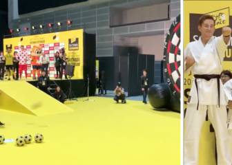 'Japón is different': las divertidas pruebas que hicieron pasar a los ciclistas en Saitama